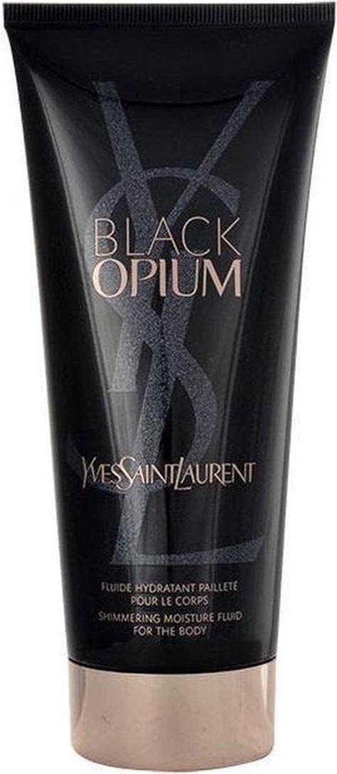 ysl black opium body oil|black opium body lotion review.